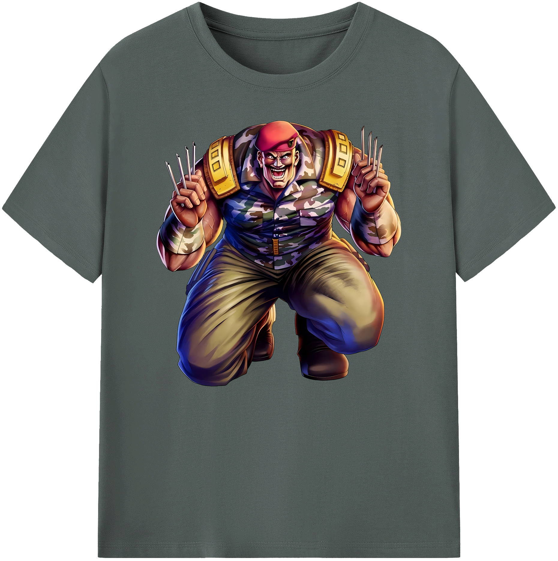 （画像用） 北斗の拳 Fist of the North Star 綿100％ メンズ半袖Tシャツ｜肌触りやわらか＆通気性